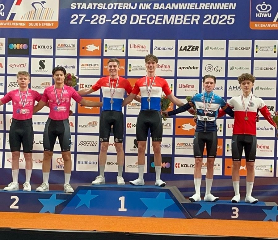 Podiumplaatsen voor DTSers op NK Baanwielrennen